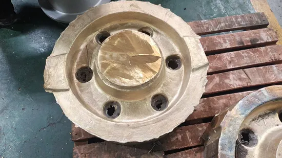 Peças da válvula de fundição de bronze/latão/corpo/disco/placa para válvula borboleta/válvula gaveta feita por fundição em areia