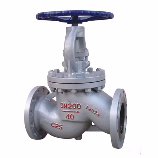 ANSI/API/DIN Aço Carbono Wcb Central Elétrica de Alta Pressão 900lb Válvula Globo de Flange Soldada